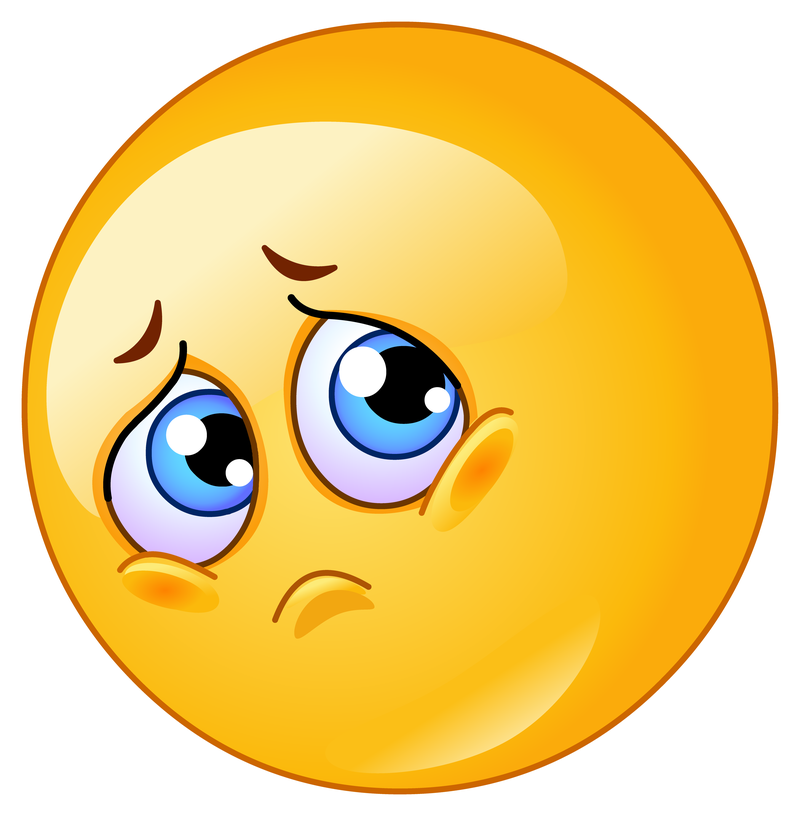 Cute and sad icon vector - Vector download