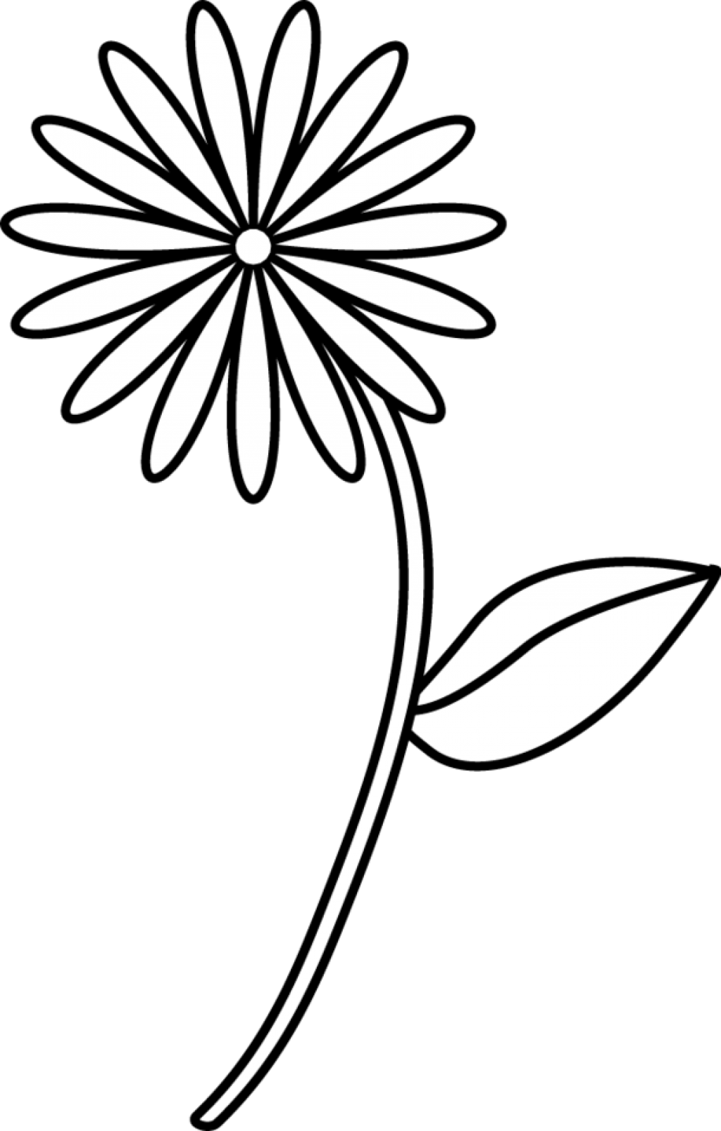 Simple Flower Drawings For Kids Clipart Ee To Use Clip Art ...