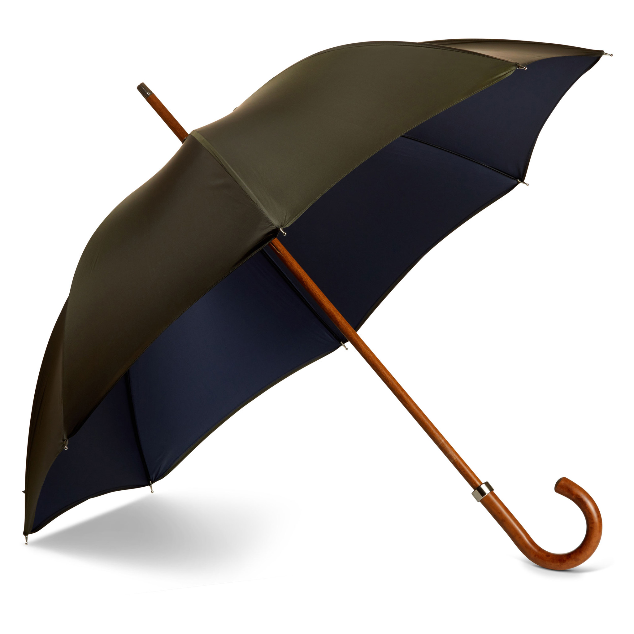 Gitman Vintage x London Undercover Olive Green City Gent Umbrella