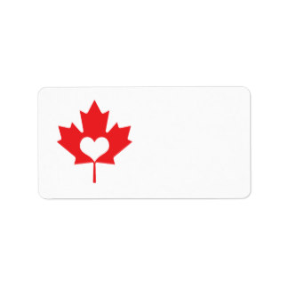 Maple Leaf Shipping, Address, & Return Address Labels | Zazzle