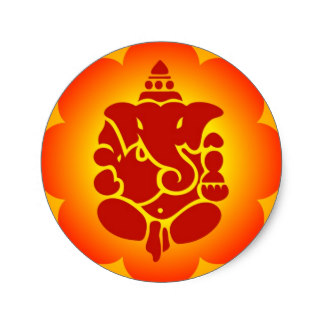 Lord Ganesha Stickers, Lord Ganesha Custom Sticker Designs