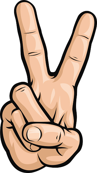 Peace Hand Sign Clipart ClipArt Best