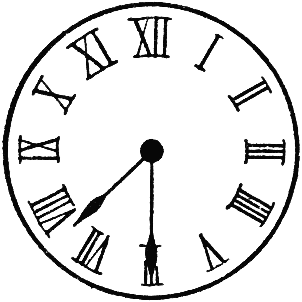 Clock 7:30 | ClipArt ETC