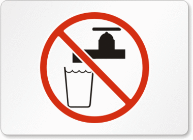 Non Potable Water Signs Clipart - Free to use Clip Art Resource