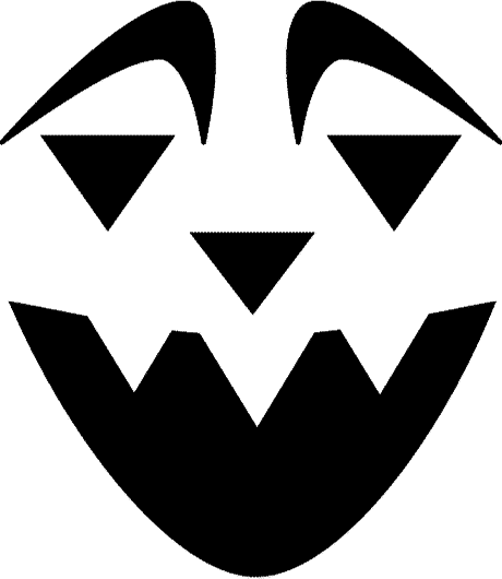 Happy Pumpkin Face Template - ClipArt Best