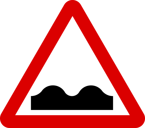 Mauritius Road Signs - Warning Sign - Uneven road.svg ...