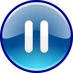 Windows Media Player Pause Button clip art free vector