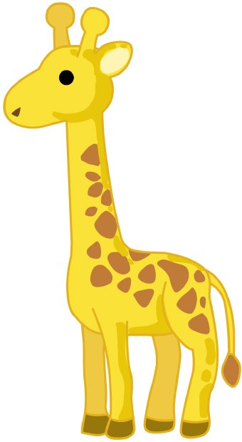 Giraffe Clipart Black And White - Free Clipart Images