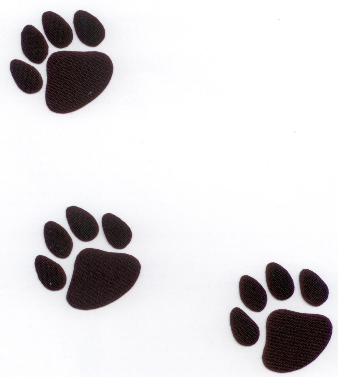 Panther Paw Print Clip Art