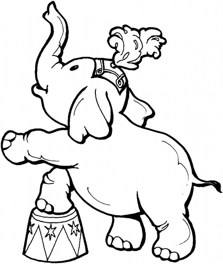 Indian Elephant Drawing Outline - Free Clipart Images