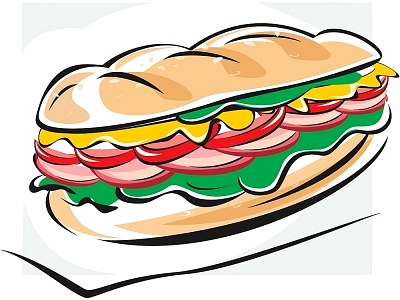 Deli Sandwich Clipart