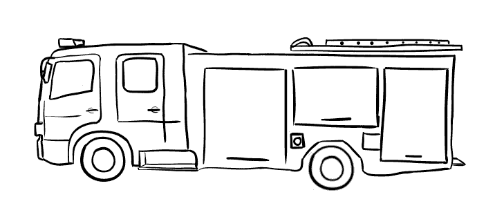 front on fire engines Colouring Pages (page 3)