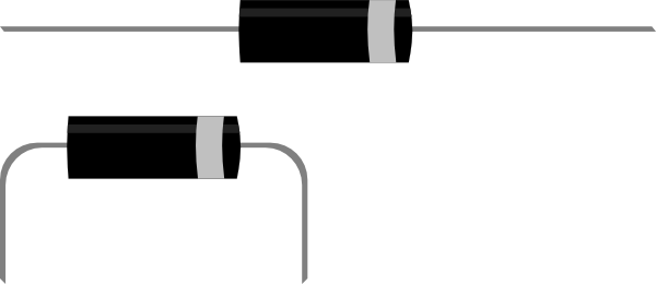 Diodes Electronic Components Clip Art - vector clip ...