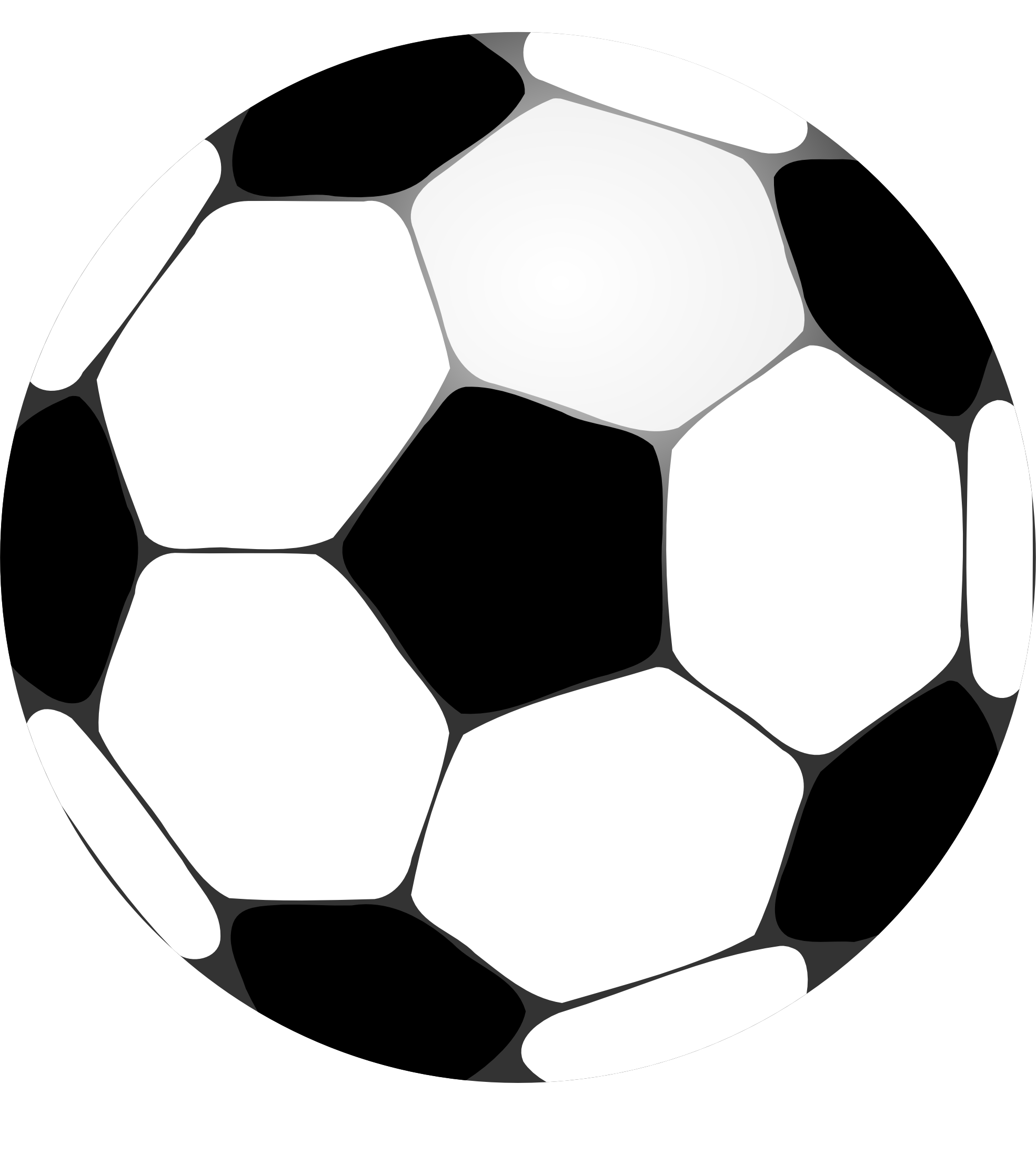 Football Clip Art Black And White - Free Clipart ...