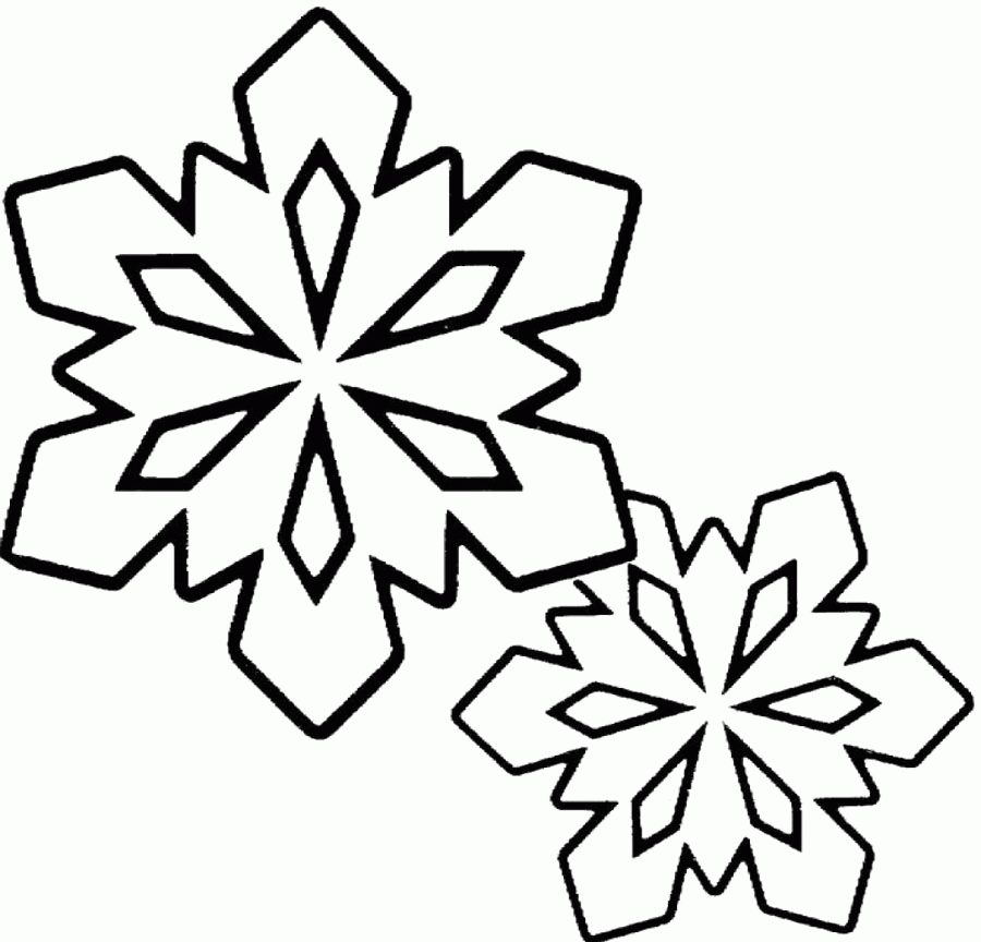 Printable Snowflake Coloring Pages - AZ Coloring Pages