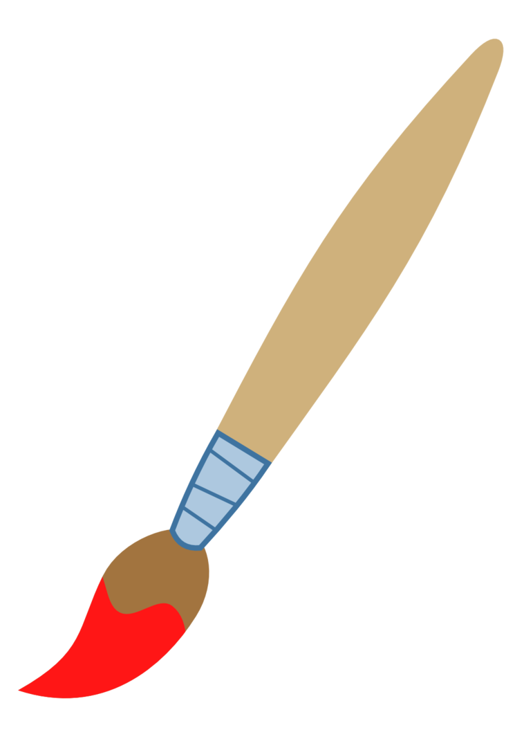 Clipart artist paint brush