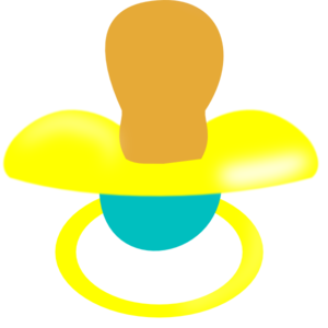 Clipart of a pacifier