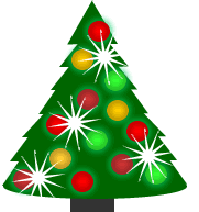 Christmas lights christmas tree clipart - ClipartFox