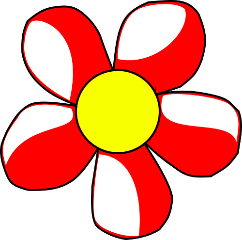 Cartoon flower clip art