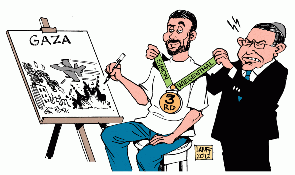 Rabbi Marvin Hier | Latuff Cartoons