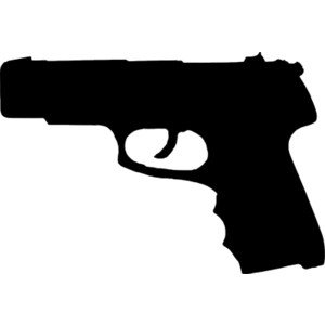 Handgun Clip Art - Tumundografico