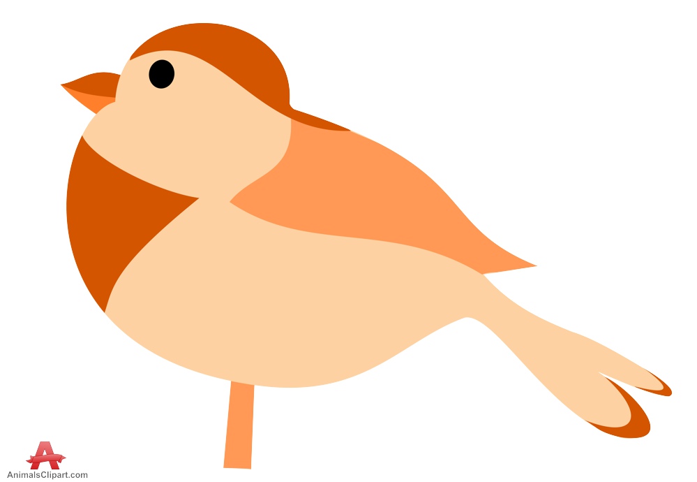 Fat Little Bird Clipart | Free Clipart Design Download