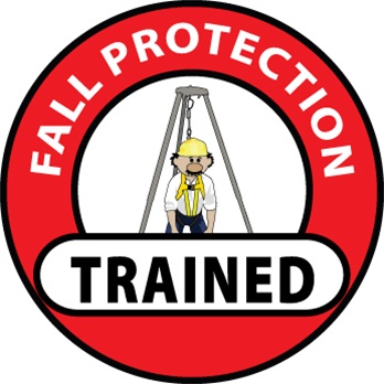 Fall Protection Trained Sticker (25/Pack)