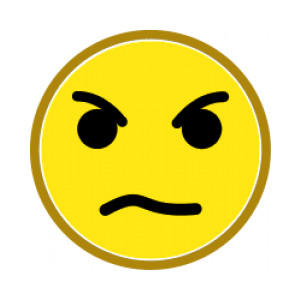 frustration face clipart