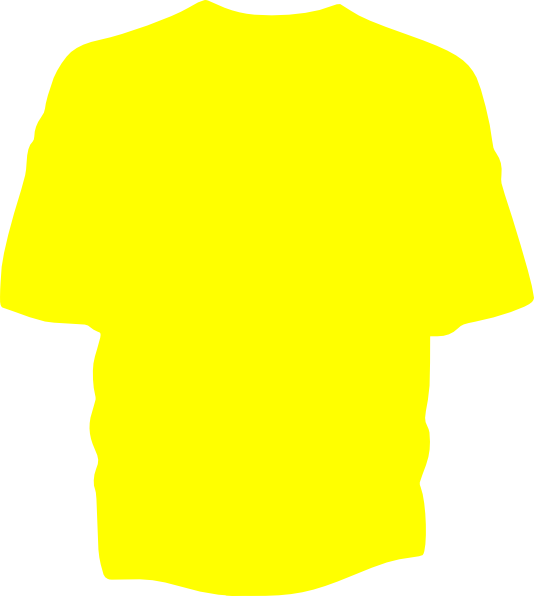 Tshirt Yellow Clip Art - vector clip art online ...