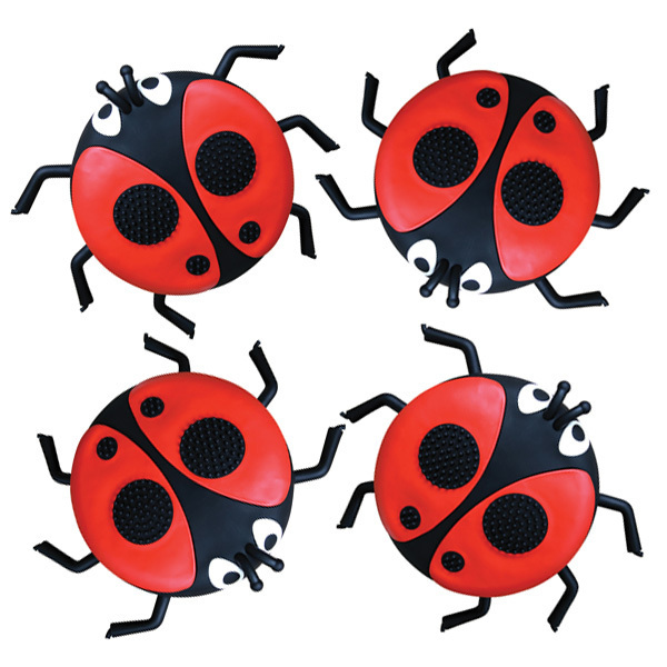 thebugscompany — 4 Ladybugs in a pack - red only