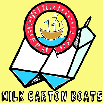 How to Make Milk Carton Boats - Kids Crafts & Activities