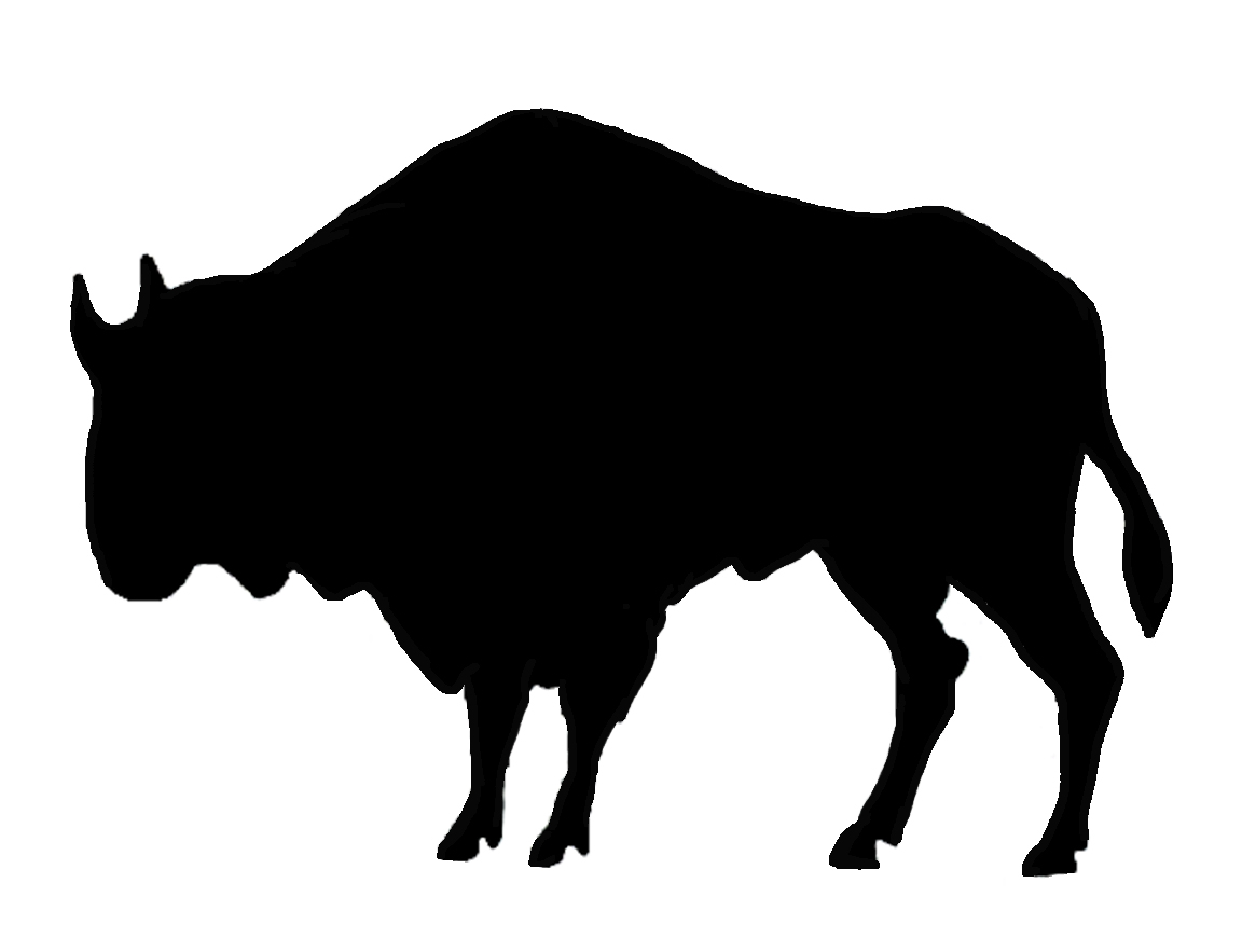 Bison Silhouette Clipart