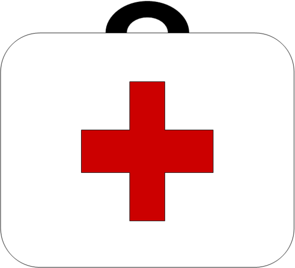 First aid kit clipart free