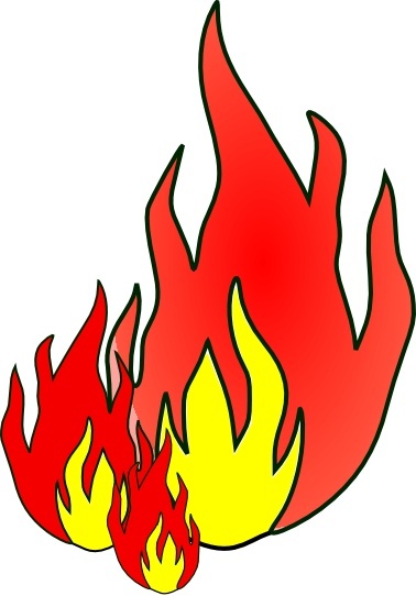 Fire clip art Free vector in Open office drawing svg ( .svg ...