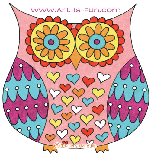 Cute Owl Drawing - ClipArt Best