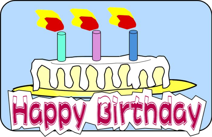 Happy Birthday Cake Clip Art - Laptopclipart.co