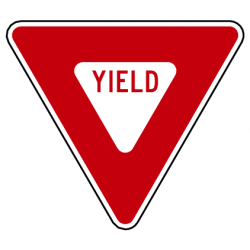 Reflective Yield Sign 36"