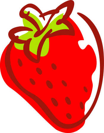 Cartoon Strawberry Clipart