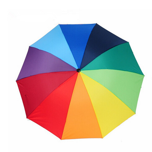 Aliexpress.com : Buy Rainbow Umbrella 24 Color Fashion Short ...