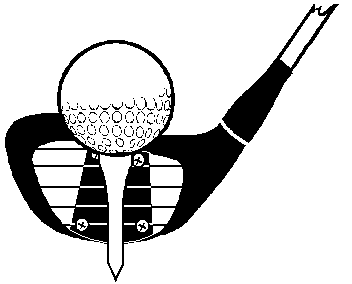 Crossed Golf Club Clipart - Free Clipart Images