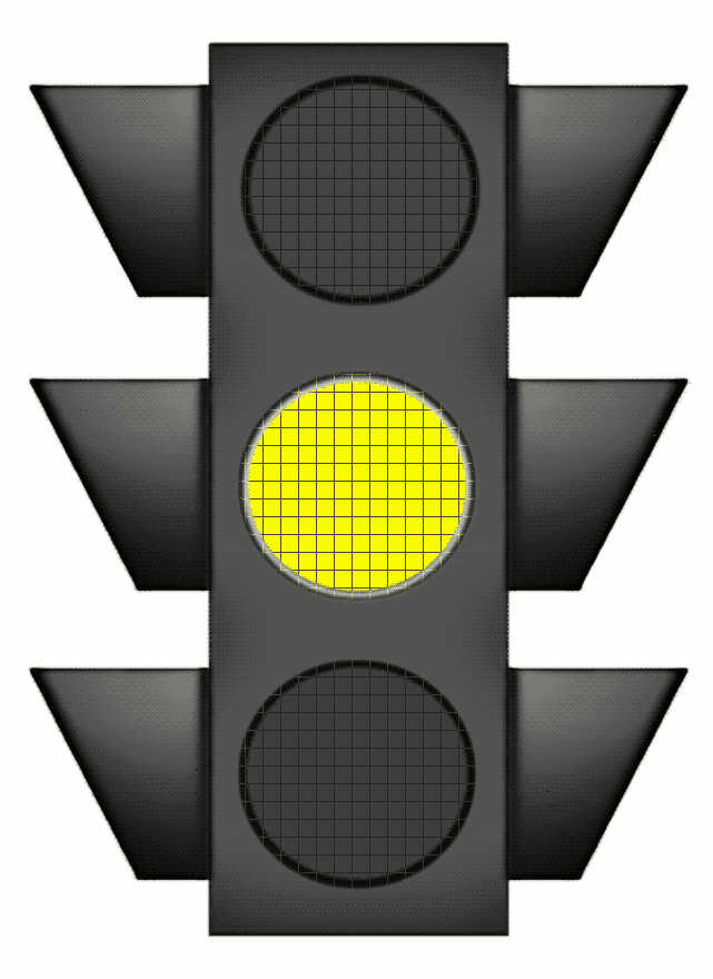 yellow traffic signal