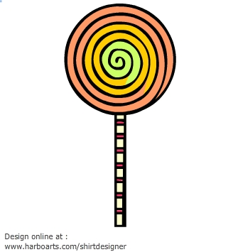 Download : Spiral Lollipop - Vector Graphic