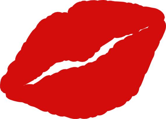 Cartoon Kissing Lips Clipart - Free to use Clip Art Resource