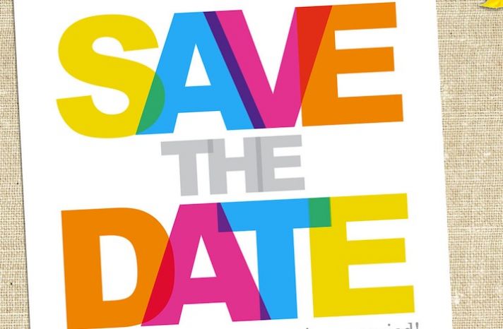 Save the date meeting clip art