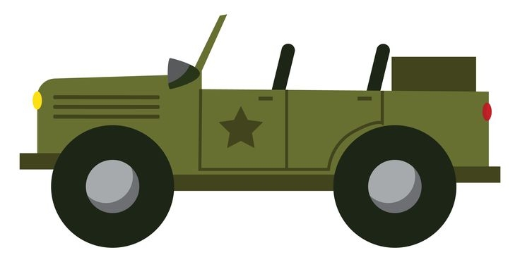 Army Car Clipart