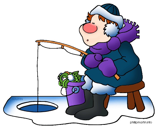 Ice fishing clip art