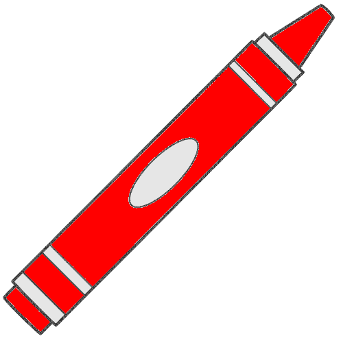 Red Crayon Clipart