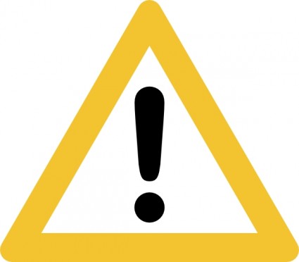 Caution Sign Clipart - Free Clipart Images