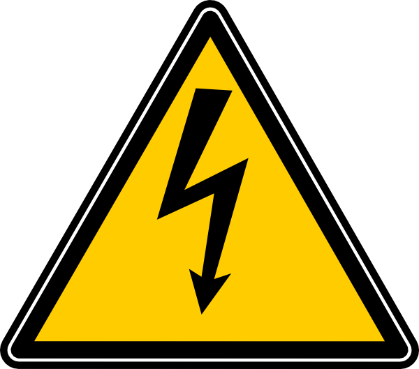 Danger Sign Clip Art - vector clip art online ...