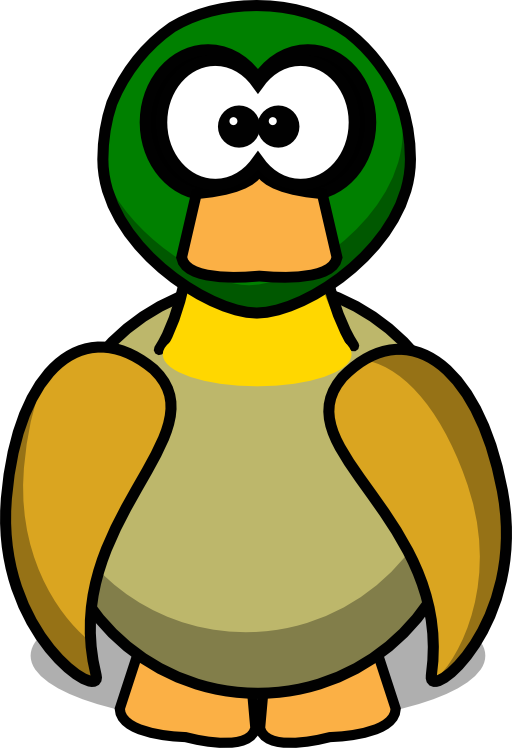 Animated Duck Clipart